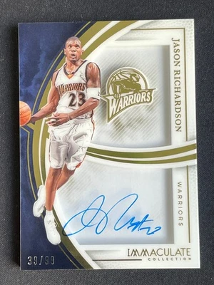 Jason Richardson 2024-25 Panini Immaculate Shadowbox Auto 39/99 #SS-JAS - Image 1 of 2