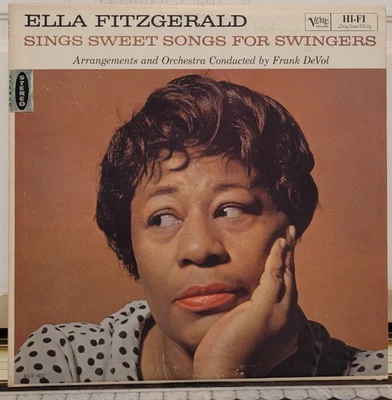 Ella Fitzgerald - Sings Sweet Songs for Swingers  LP  Verve Records V6-4032 - Image 1 of 3