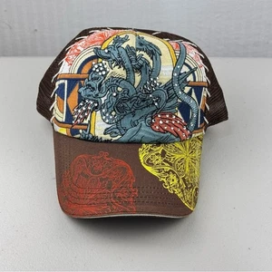 Four Forty One Los Angeles Vintage Brown Cap Graphic Embroidered Design One-Size - Picture 1 of 5