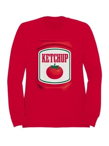 Ketchup Label with Tomato Herren Sweatshirt - Bild 1 von 6