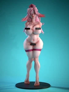 Chanchelyn Poke-Waifu-mon - Large scale (198 mm) unpainted resin model kit NSFW - Picture 1 of 6