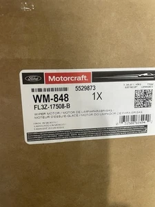 FL3Z-17508-B Ford Genuine Motorcraft Wiper Motor WM-848 NEW - Picture 1 of 1