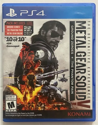 Metal Gear Solid V The Definitive Experience Blue Label CIB Complete First Print - Image 1 of 4