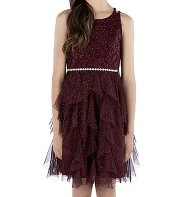 Vestido acampanado sin mangas Speechless Big Kid para niñas talla 10 Foto 1 de 4