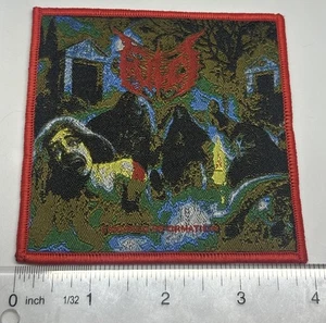Fulci Exhumed Information Red Border Woven Patch - Picture 1 of 1