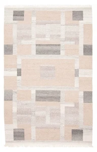 Vintage Hand Woven Traditional Kilim Rug 5'0" x 8'2" Oriental Wool Carpet - Picture 1 of 9