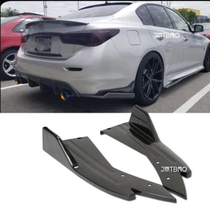 Spoiler trasero divisor de labios difusor de labios negro brillante para Infiniti Q50 Q60 - Imagen 1 de 10