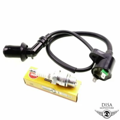 Zündspulen Set - Zündkerze Spule Stecker für Peugeot Speedfight 1 2 50 AC LC