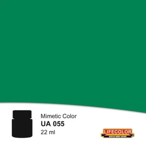 LIFECOLOR ACRYLIC COLOR UA055 - BRIGHT GREEN RLM25 - 22ml - Picture 1 of 1