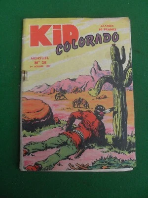 BD "   KID  COLORADO   "   N° 28   DE  OCTOBRE   1957 - Immagine 1 di 2