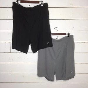 Nuevos Pantalones Cortos de Rendimiento Amazon Essentials, Calce Suelto Negro/Gris, Paquete de 2 Para Hombre 2XL - Imagen 1 de 9