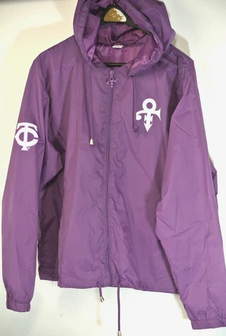 Minnesota Twins PRINCE Purple Rain Windbreaker Light Jacket Size Adult Large Cover