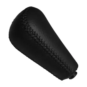 Automatic Shift Lever Knob Leather + Plastic for Toyota Land Cruiser Prado Black - Picture 1 of 8