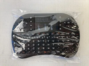 Rii i8 2.4G Mini Wireless With Touchpad & QWERTY Keyboard Portable New Sealed - Picture 1 of 10