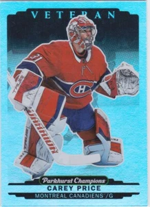 2022/23 PARKHURST CHAMPIONS..CAREY PRICE...RAINBOW..CARD # 121..CANADIENS - Bild 1 von 2