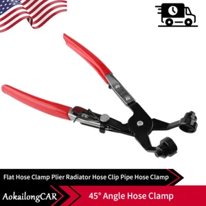 45° Hose Clamp Pliers Car Water Pipe Fuel Coolant Spring Bundle Removal Tools US - Picture 1 of 8