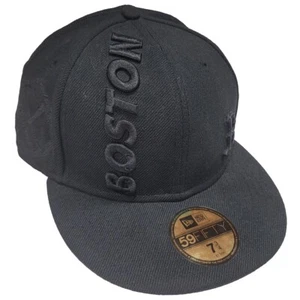 Boston Red Sox New Era 5950 Established Fitted Mütze - Schwarz - Bild 1 von 1