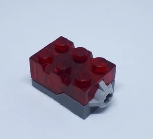 Lego Technic Electric Light up Brick Red Lights LED Bulb Car Lamp Red L.E.D C43 - Picture 1 of 4