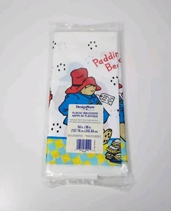 Vintage Paddington Bear Kunststoff Tischdecke 1998 54" x 96" DesignWare NEU - Bild 1 von 5