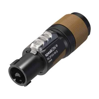 Neutrik NL2FXX-W-S (Was NL2FX) 2 Pole SpeakOn Connector Plug