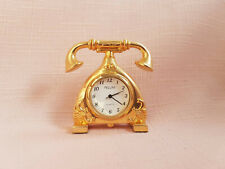 SALE PRICE Miniature   Telephone Novelty Mantle Clock  , 