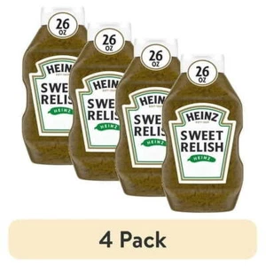 (4 pack) Heinz Sweet Relish, 26 fl oz Bottle,2.74 x 3.98 x 7.76 Inches, - Picture 1 of 7