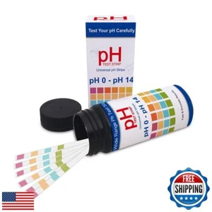 TAEING 200pcs pH Test Strips, Universal pH 0-14, Testing pH for Urine Saliva - Picture 1 of 5