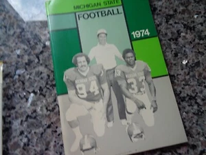 Estate Vintage “Michigan State 1974” Roster/Magazine  - Bild 1 von 5