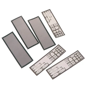 3Pcs PVC Dust Filter Universal DIY Shield Back Plate For Computer Chassis I/O.- - Photo 1/12