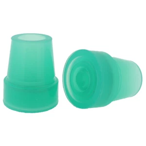Gehstock Gummispitzen - Paar im Dunkeln leuchtende Stockfüße Aderendhülsen 19 mm (3/4") - Bild 1 von 6