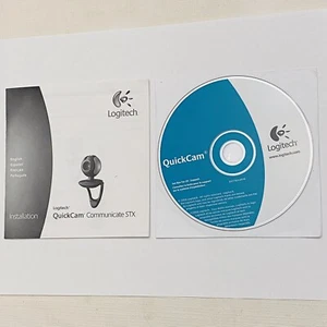 QuickCam Communication Logitech Communicate STX Webcam Installation Disc Manual - Picture 1 of 1