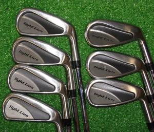 Adams Golf Tight Lies Iron Set 7 Clubs Steel Shaft R Regular 3, 4, 5, 6, 7, 8, 9 - Picture 1 of 10
