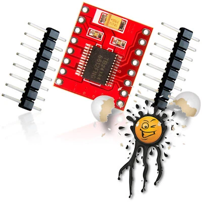 TB6612FN Dual PWM H-bridge bidirect bipolar Stepper Motor Driver Board 4,5-13,5V - Bild 1 von 3