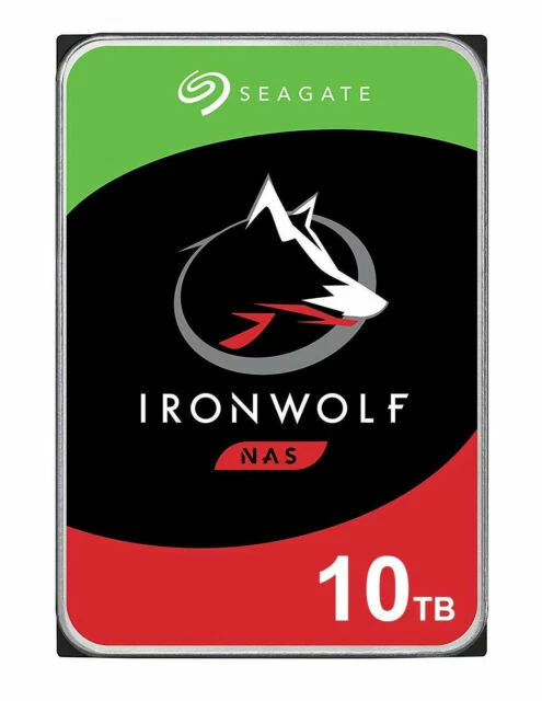 Seagate IronWolf ST10000VN0008 10TB 7200 RPM 256MB Cache SATA 6.0Gb/s 3.5" HD - Image 1 of 1