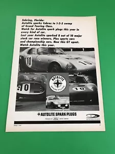 FORD SHELBY COBRA SEBRING ORIGINAL VINTAGE PRINT AD PRINTED ADVERTISEMENT - Picture 1 of 1