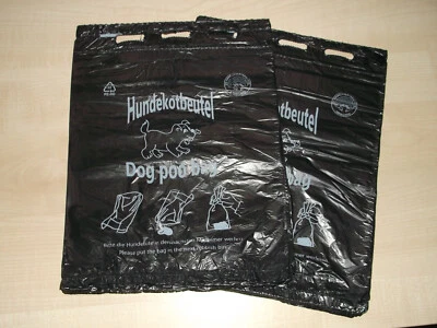 100 Hundekotbeutel, 25x31+3cm -13,Gassibeutel - Bild 1 von 4