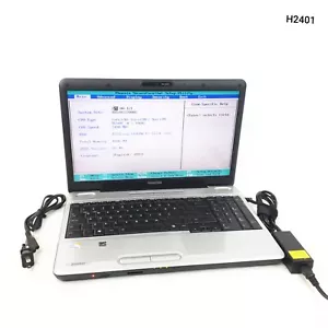 Toshiba Satellite L500 15.6" Core 2Duo T6500 4GB Ram No HDD/OS Boots BIOS H2401 - Picture 1 of 12