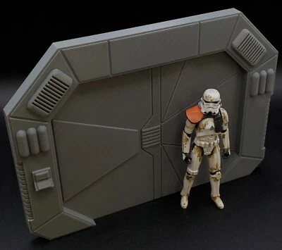 PUERTA VOLADURA CARGA PERSONALIZADA para figura escala 3.75" STAR WARS GI JOE DIORAMA (A35) Foto 1 de 2