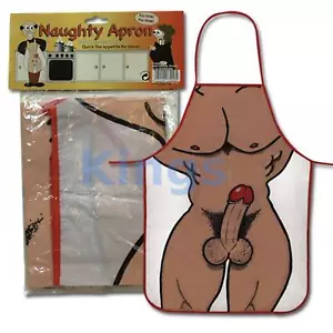 Naughty Rude Male Apron Adult Novelty Apron Big Willie Gift Stag Hen Do - Picture 1 of 1