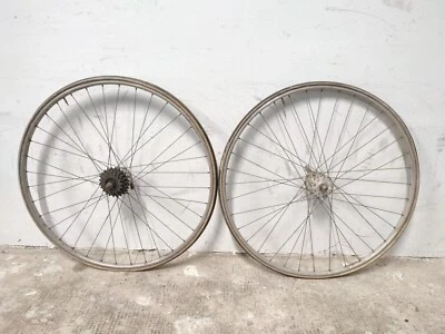 ruote wheels road vintage Campagnolo Nuovo Gran sport High Flange bike 5 V Nisi - Immagine 1 di 4