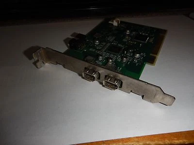 170834-103 223490-001 51007-4000 Firerain PCI Dual Port Firewire Card Board  /  - Image 1 of 2