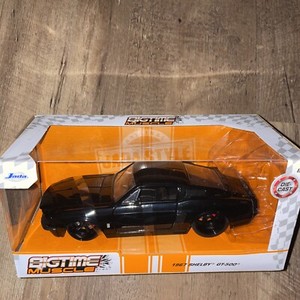 Jada Toys 2021 Big Time Muscle Black 1967 Ford Mustang Shelby GT500