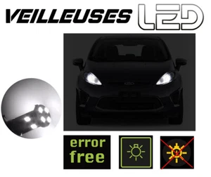 FORD FOCUS 2 Ampoules LED Blanc Veilleuses Feux Position éclairage anti erreur - Foto 1 di 3