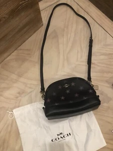 Coach F88031 Dot Star Print Black Multi Color - Picture 1 of 9