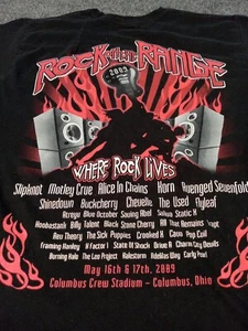 slipknot Rock On The Range 2009 T-Shirt Small KORN Alice in Chains Motley Crue - Bild 1 von 13