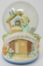 Precious Moments Snow Globe Musical Waterball O Little Town of Bethlehem