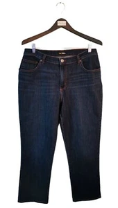 Lee Blue Jeans Stretch Medium gerades Bein Crop hoher Bund Damengröße 14 38 x 30 - Bild 1 von 6