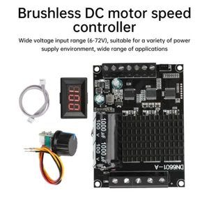 DC 6-72V 15A Digital Display DC Brushless Motor Driver 3 Phase Motor Controller - Picture 1 of 24