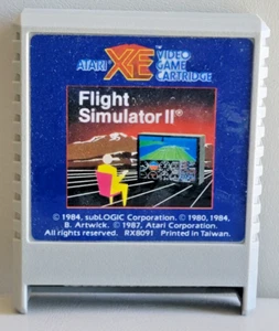 Flight Simulator II cartridge only; no box no manual; Atari 400/800/XL/XE RX8091 - Picture 1 of 6