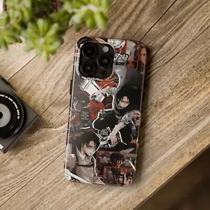 Custodia telefono resistente Attack on Titan, Levi, protezione extra strato, iPhone Samsung - Foto 1 di 36
